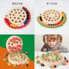 Mushroom Carrot Memory Chess Wooden Educational Board Game For Kids And Family