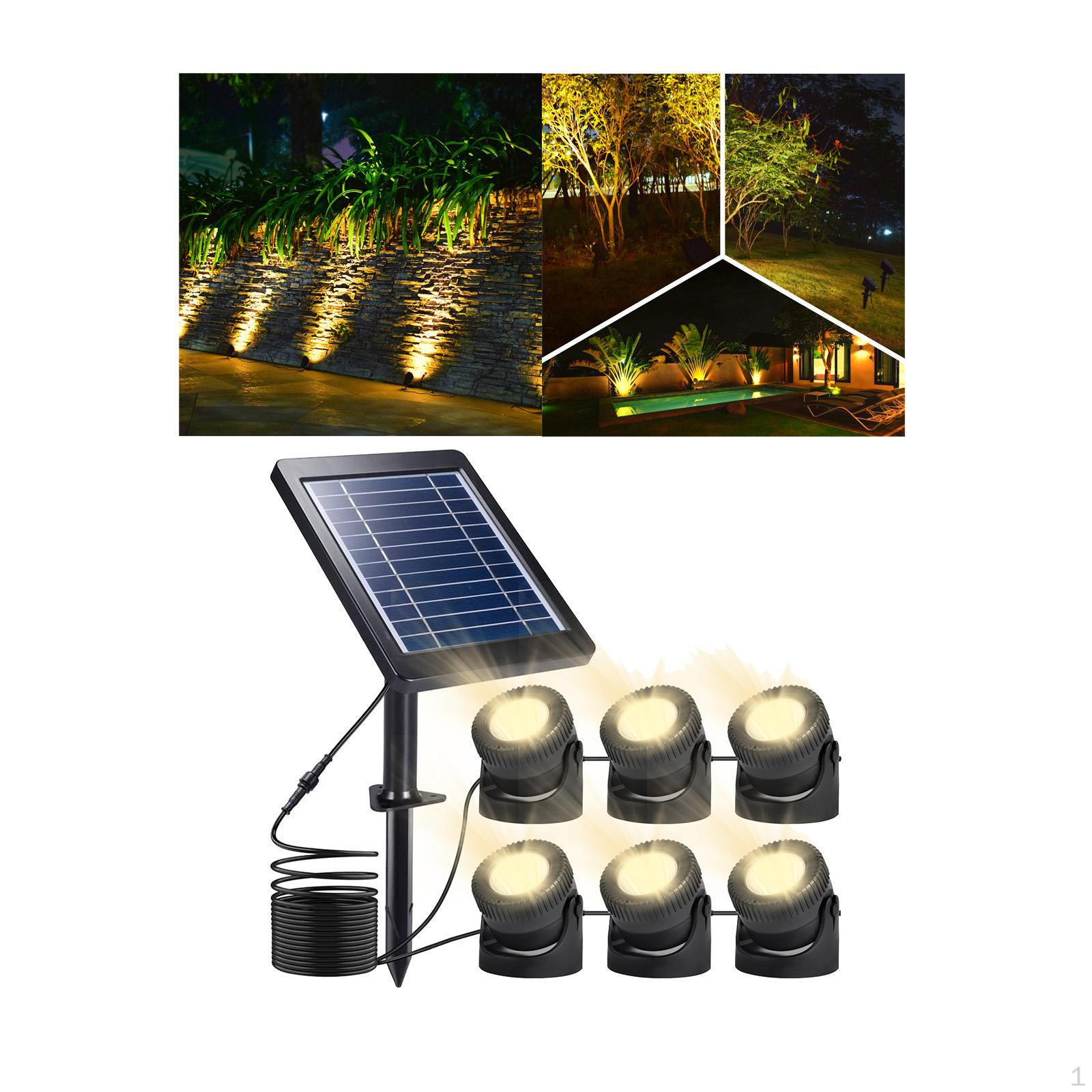 

Освещение для аквариума, Освещение пруда на солнечных батареях, Светодиодные подводные светильники Warm White