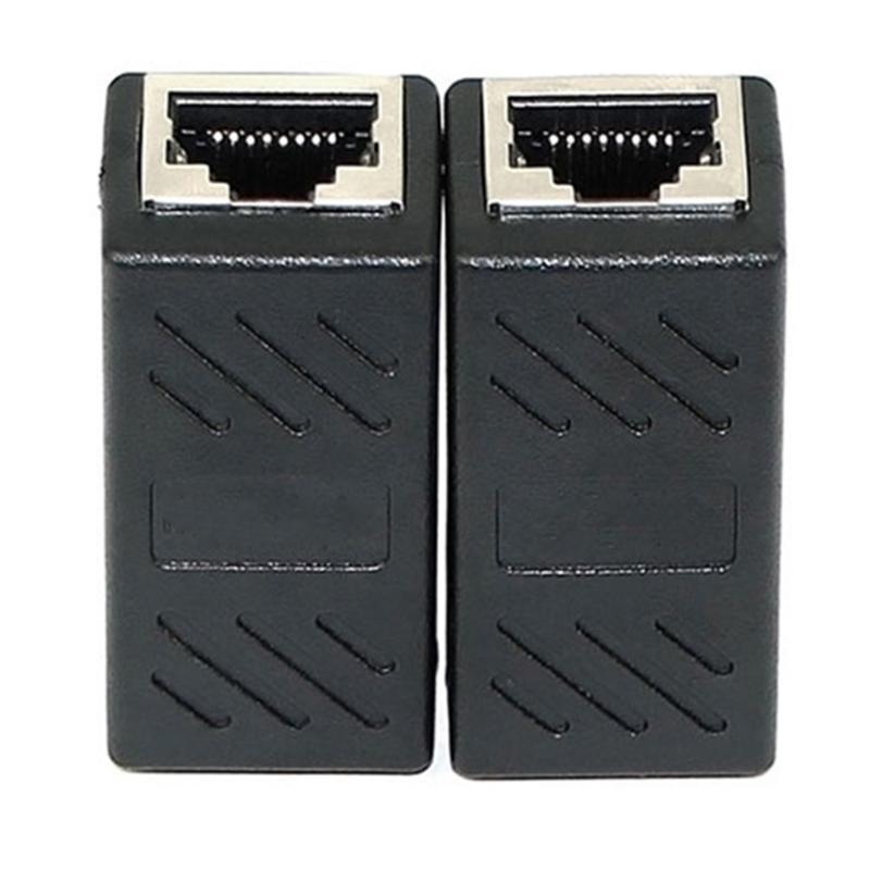 RJ45 to CAT6 Ethernet Extension Cable LAN Cable Extender Network Patch Cord Connector for Computer Laptop Connector