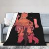 Gold Ship Uma Musume Anime Blanket Flannel Textile Decor Portable Warm Throw Blanket for Home Outdoor Bedspread