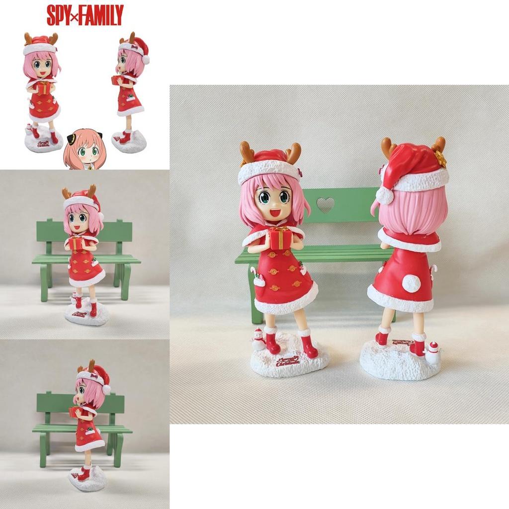 Spy×family Anya Forger Figure Model Anime Doll Kids Gift Xmas Dress Up