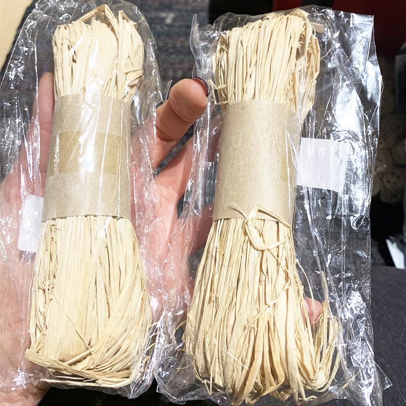10m/bag Natural Raffia Rope DIY Craft Weaving or Bouquets Decor Wedding Event party Invitation Gift Wrap Ribbon Straw Rope