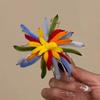 Glow Color Firework Strip Hair Clip Women Design Fashion Versatile Ambient Niche Hair Accessory Party Christmas New Year Gift
