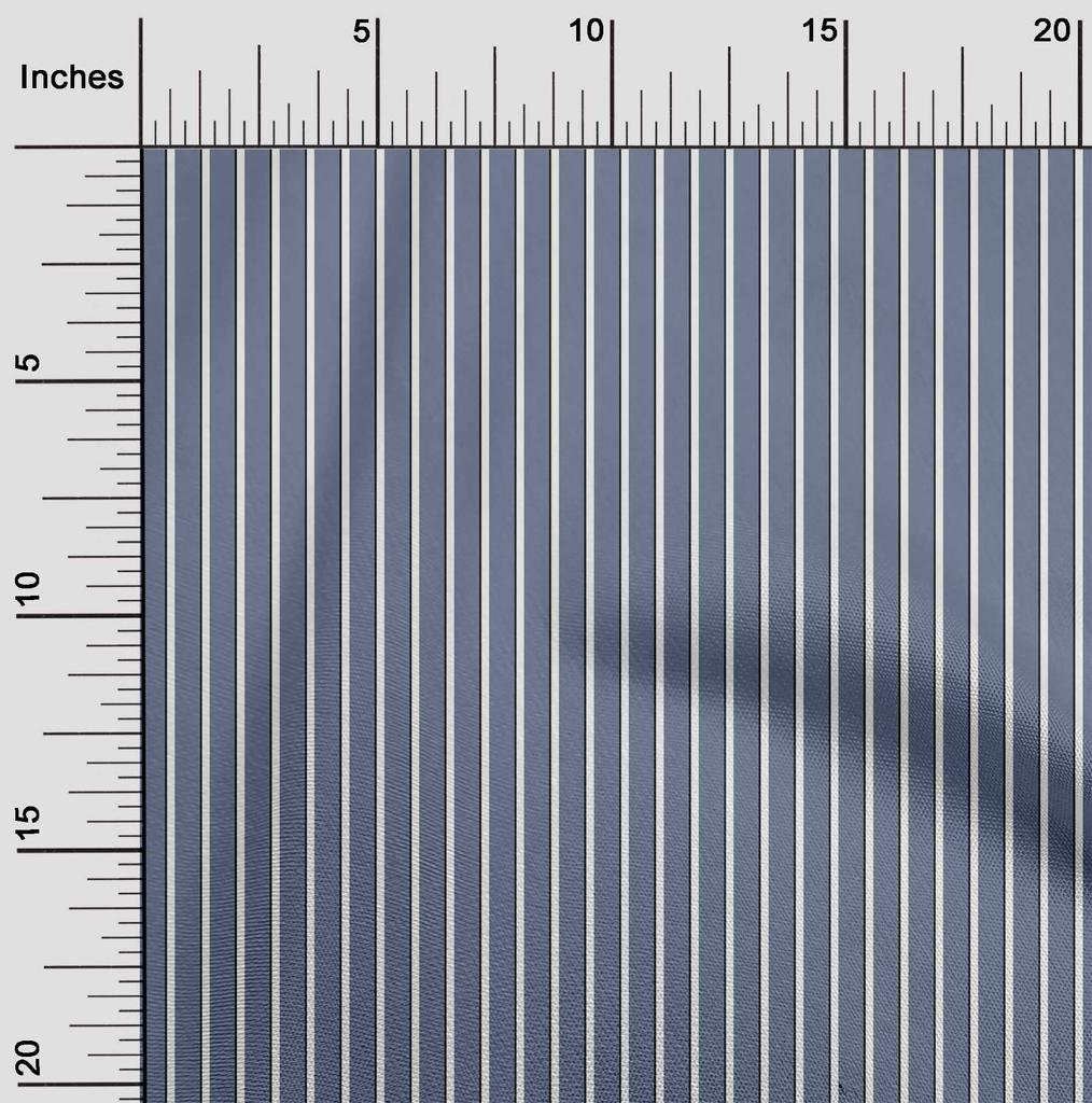 oneOone Cotton Flex Fabric Vertical Stripe Print Sewing Fabric BTY 40 Inch