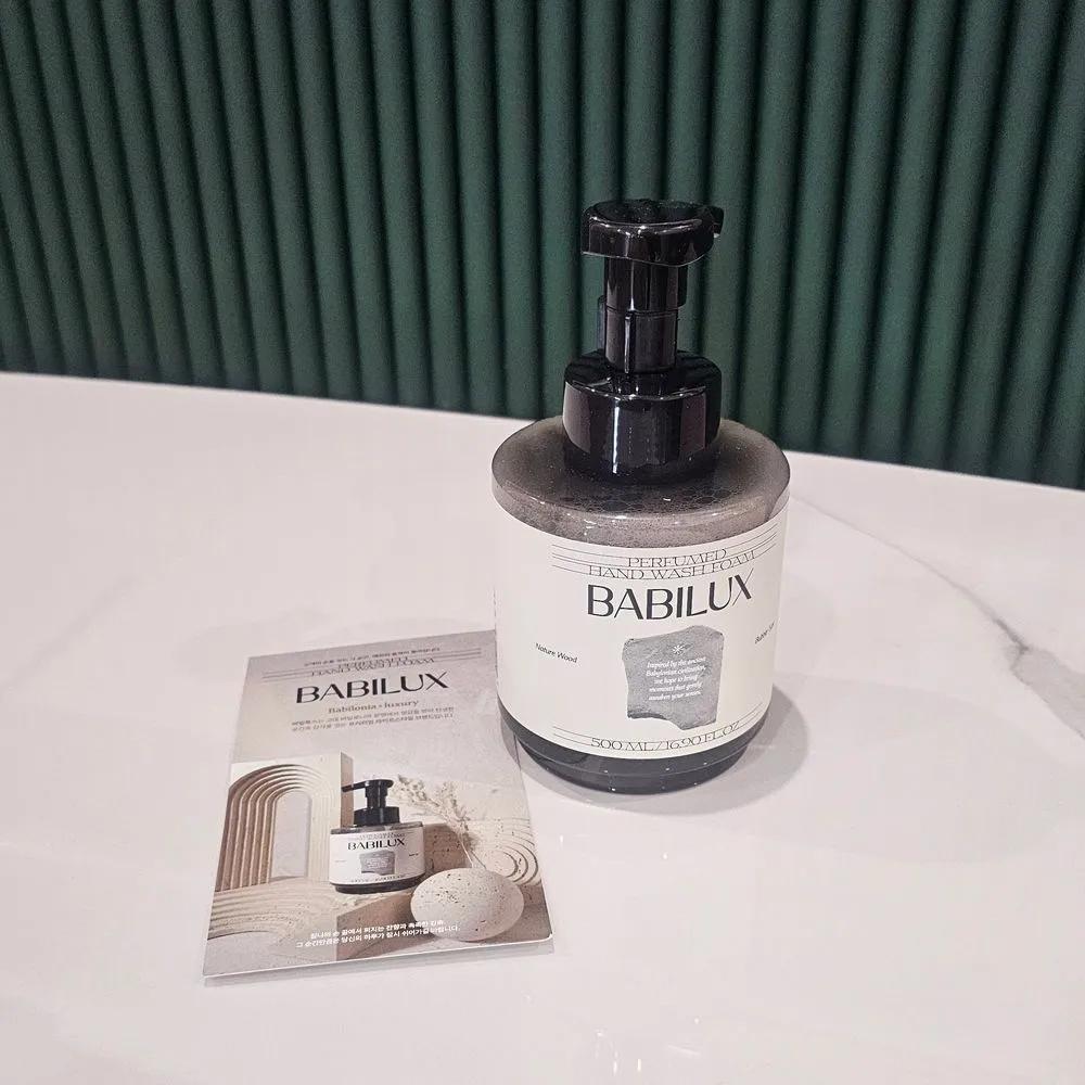BABILUX Perfume Hand Wash 500ml 99% Antibacterial Woody Scent Large Capacity Hand Sanitizer Foaming Liquid Soap
