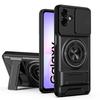 KEYSION Magnetic Phone Case for Samsung A07 A06 4G A05 Slide Camera Protection Upright Kickstand 360 Ring Shockproof Back Cover
