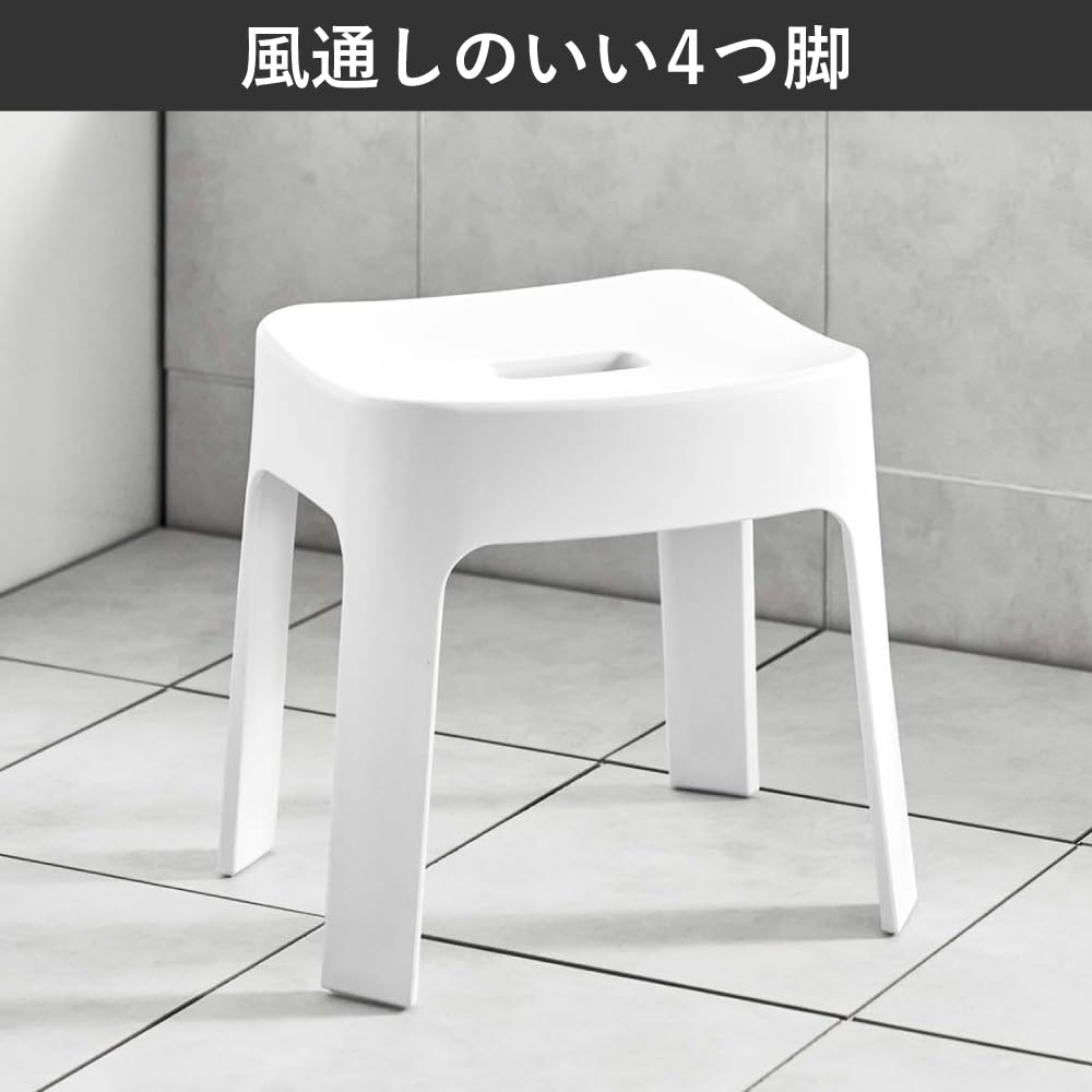 Yamazaki Tower Series Magnet Bath Stool 25cm Hanging Bathtub Magnet Handtub Set Black with Mono Gallery Exclusive Clear & & 3-Piece [Comes File]