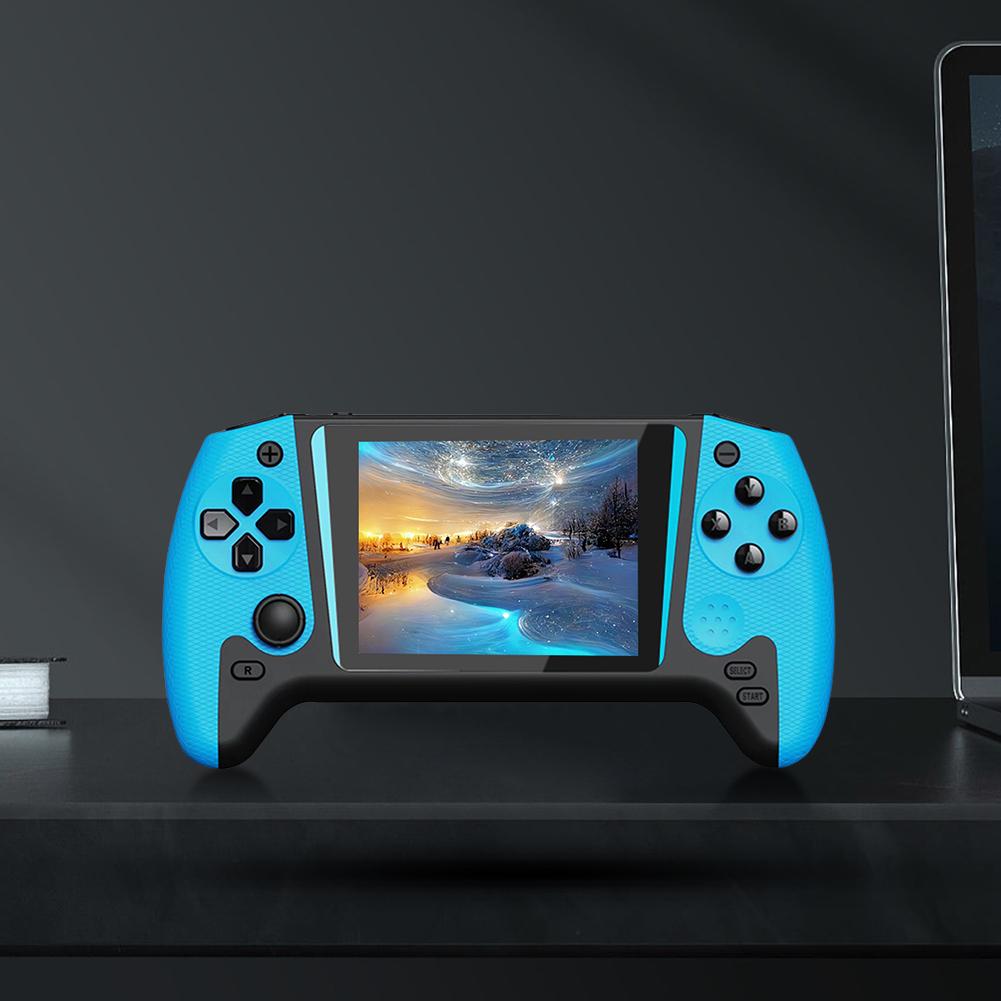 Gaming Console 3.5inch LCD Screen Built-in 500 Games Portable Game Console TV Connect Video Game Console 1200mAh for 2 Players