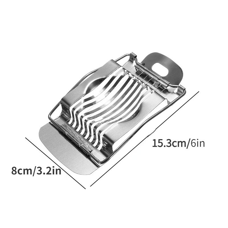 Kitchen Vegetables Fruit Egg Slicer Section Cutter Stainless Steel Mushroom Tomato Cutter Kitchen Machine Cutter Section Chopper