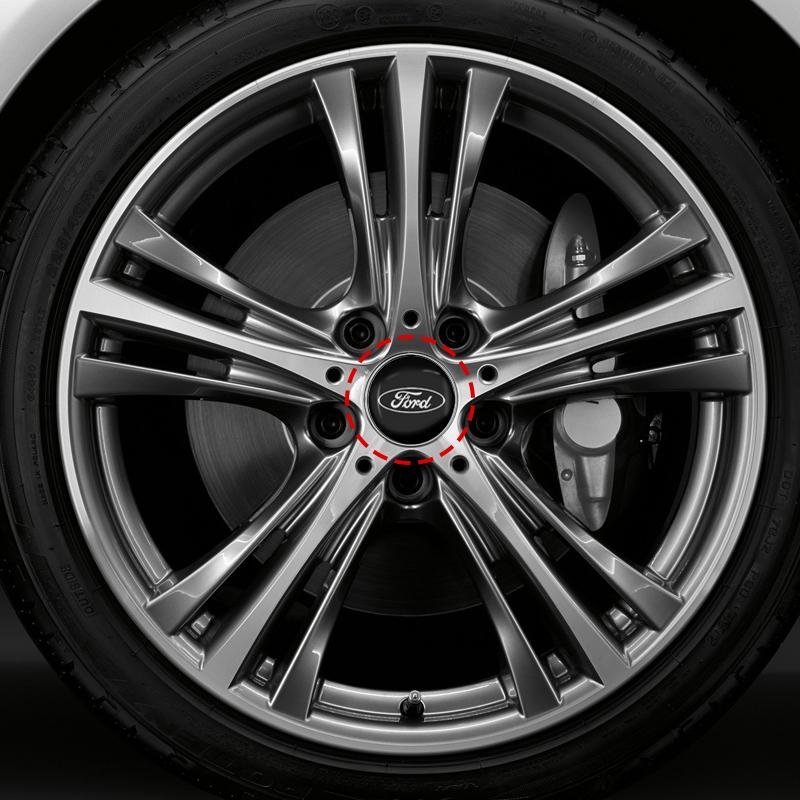 4pcs Car Wheel Center Hub Cap Logo Stickers Rim Cover Emblem Decal For Ford Fiesta MK7 Mondeo MK4 ST Focus MK1 MK2 MK3 Focus 2 3 4