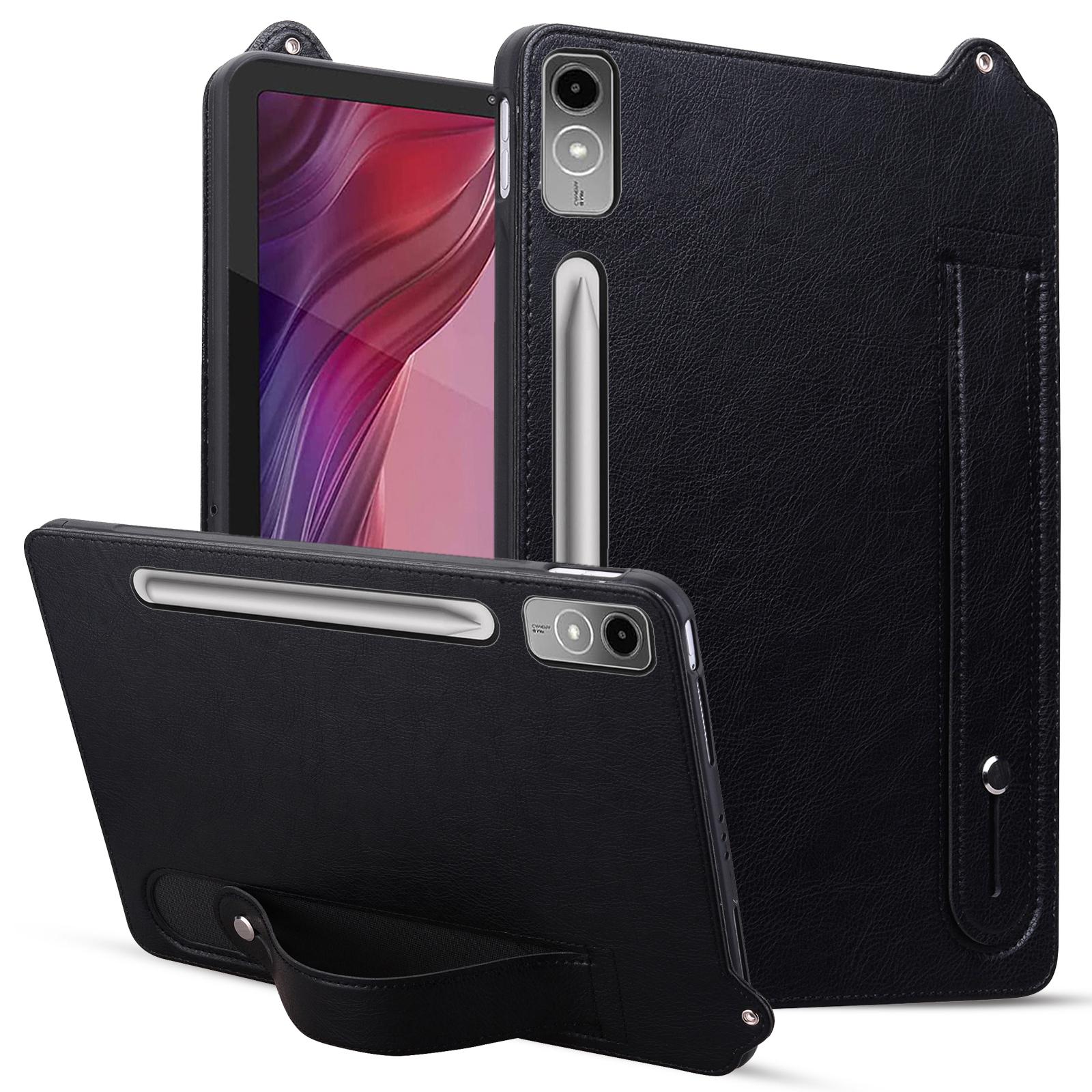

Для Lenovo Tab P12 чехол ремешок подставка кожаный чехол для планшета Black