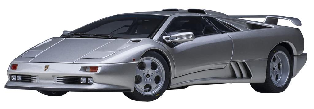 AUTOart Lamborghini Diablo SE30 Jota Stříbrný Hotový model 79143 1/18 TITANIO/Metalický