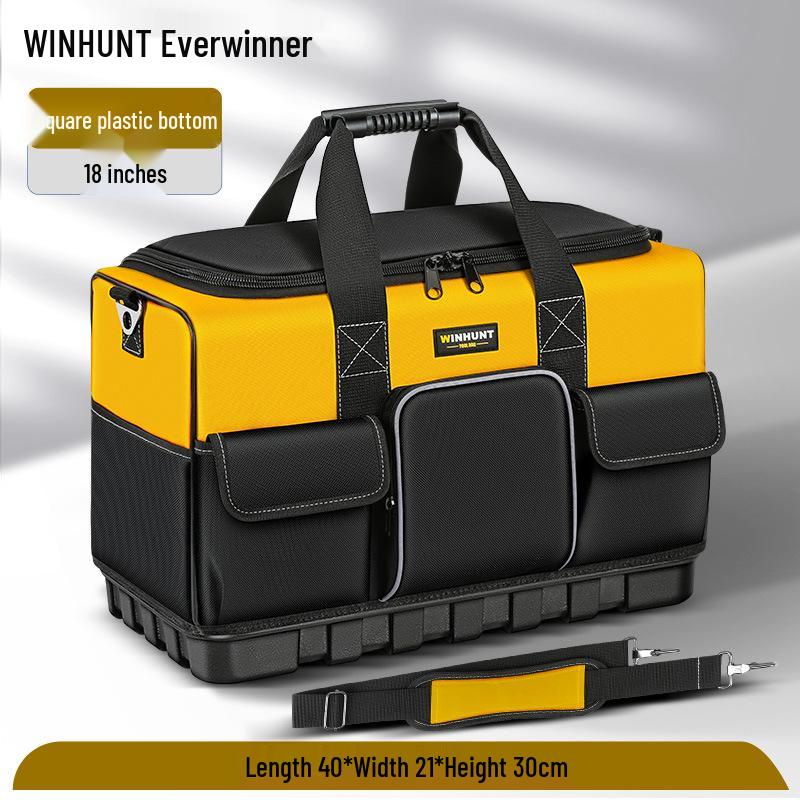 Everwinner Durable Canvas Electrician Tool Bag - Sturdy, Thickened, and Wear-Resistant