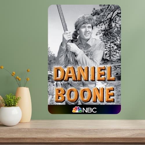 Daniel Boone Classic TV Show Metal Poster Sign 20x30cm(7.8x11.8inch)