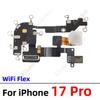 OEM NFC Bluetooth GPS Cellular Antenna WI-FI Signal Pressure Microphone Wifi Flex Cable For iPhone 17 Pro Max Air Parts