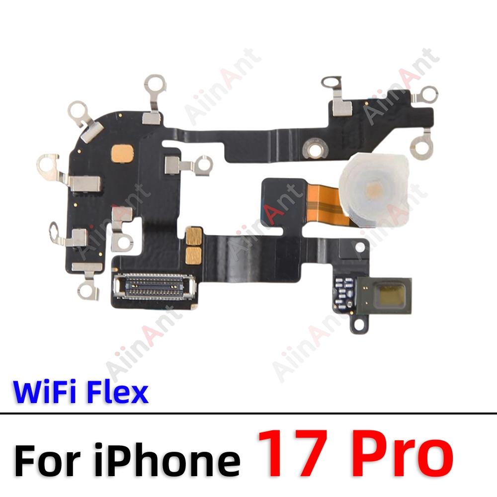 OEM NFC Bluetooth GPS Cellular Antenna WI-FI Signal Pressure Microphone Wifi Flex Cable For iPhone 17 Pro Max Air Parts