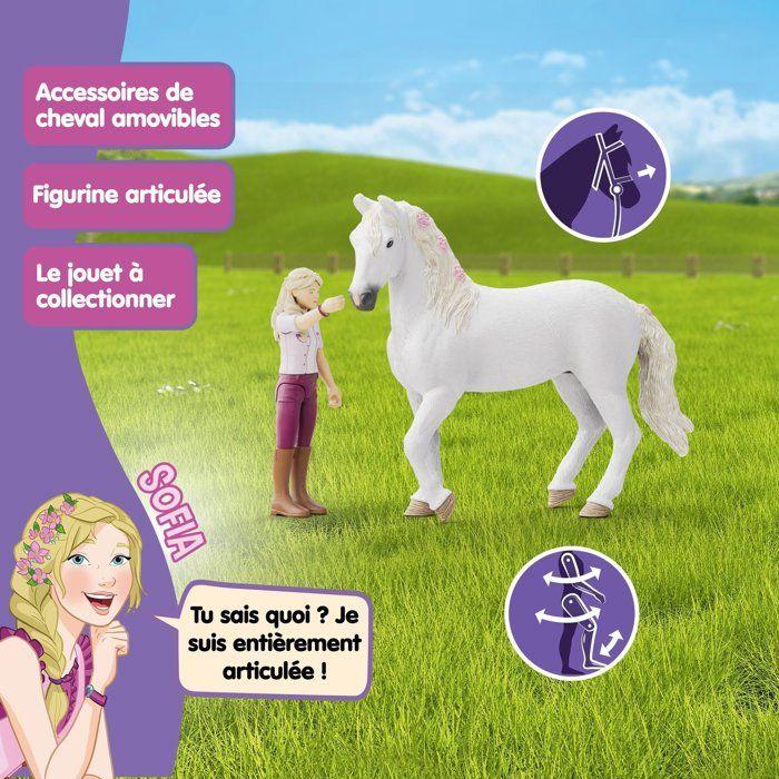 Figurines Sofia et Blossom, SCHLEICH 42713 Horse Club, Dès 4 ans