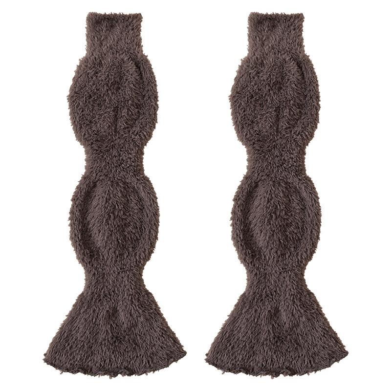 Winter- und Herbst-Wärmeisolierende Strümpfe für Damen, Dick und Weich Korallenfleece, Kein Fusseln, Elastisch, Schlankmachend, Vielseitig, Flauschige Leggings