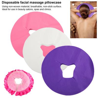 100 Stück Einweg-Gesichtsauflagen, Massage-Gesichtsauflagen, atmungsaktive Bettlochpolster für Salons, Kopfstützen, Spas, Kliniken, Massagetische und Stühle