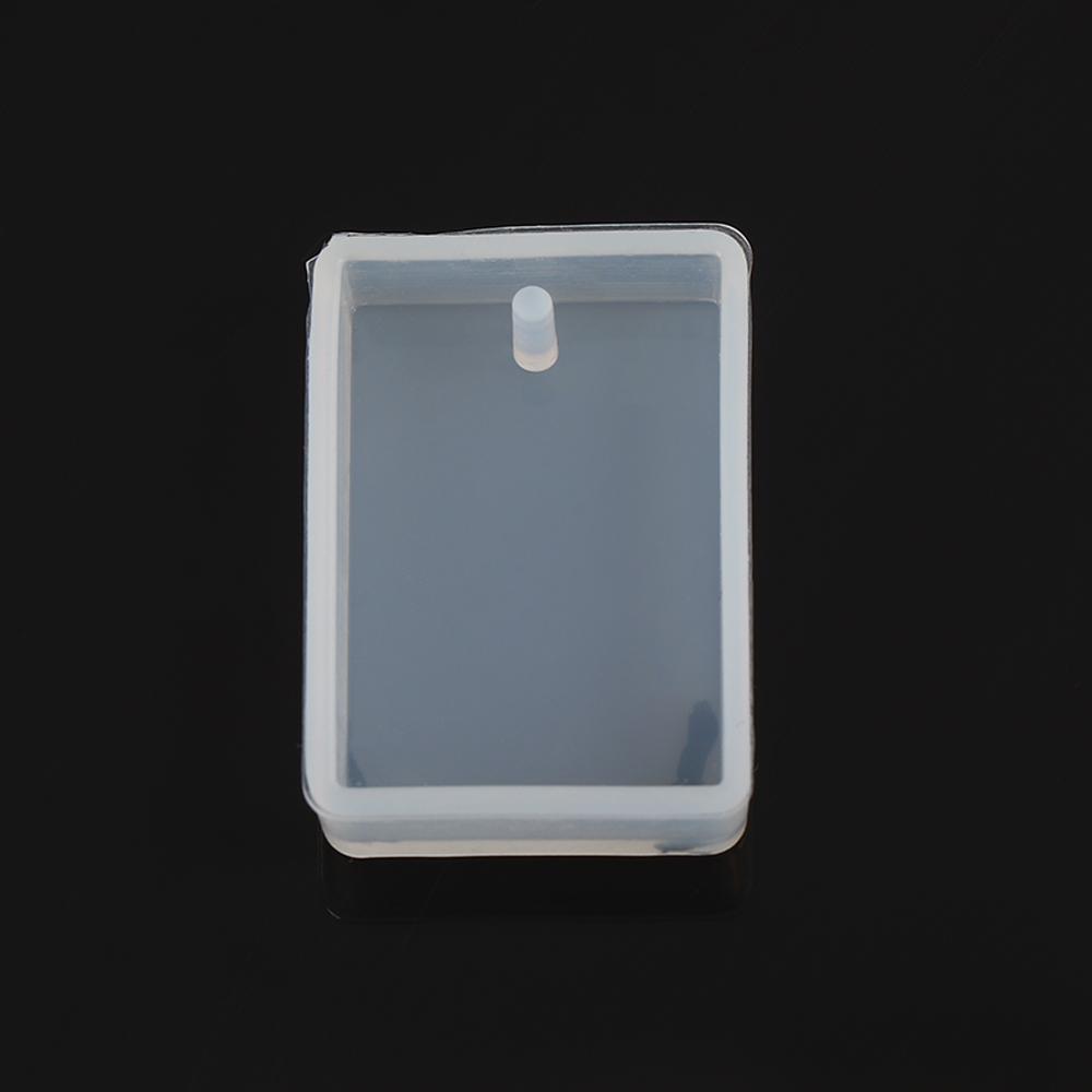 Oval Square Round Resin 5pieces/set Glue DIY Silicone Decorative Mold Mould Tool Jewelry Making