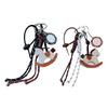 Stylish Leather Horse Pendant Keychain Braided Rope Bag Charm Keychain Bags Decoration For Phone And Bag Use