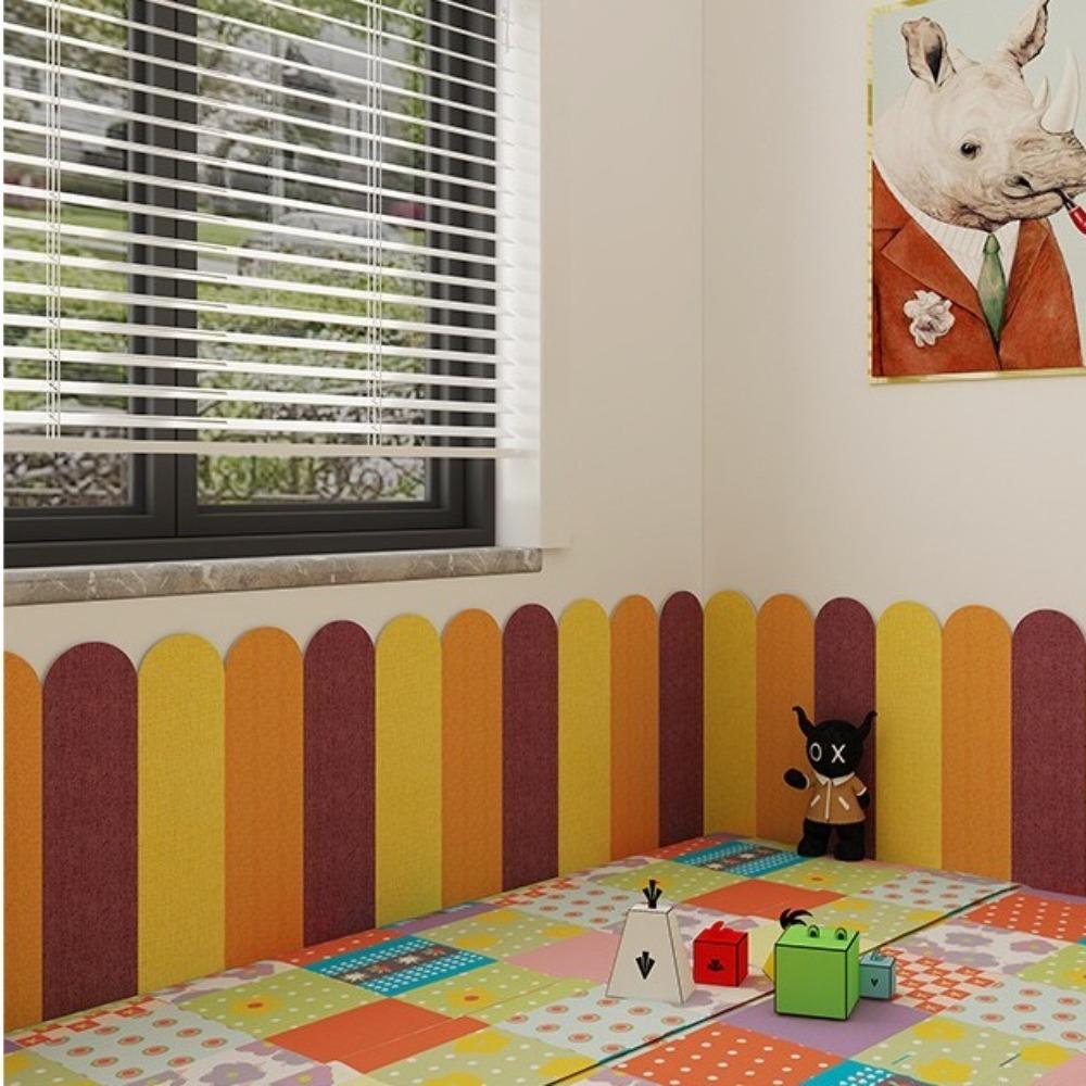 Moisture Resistant Wallpaper Self-adhesive Wall Decoration New Cushion  Kids Bedroom