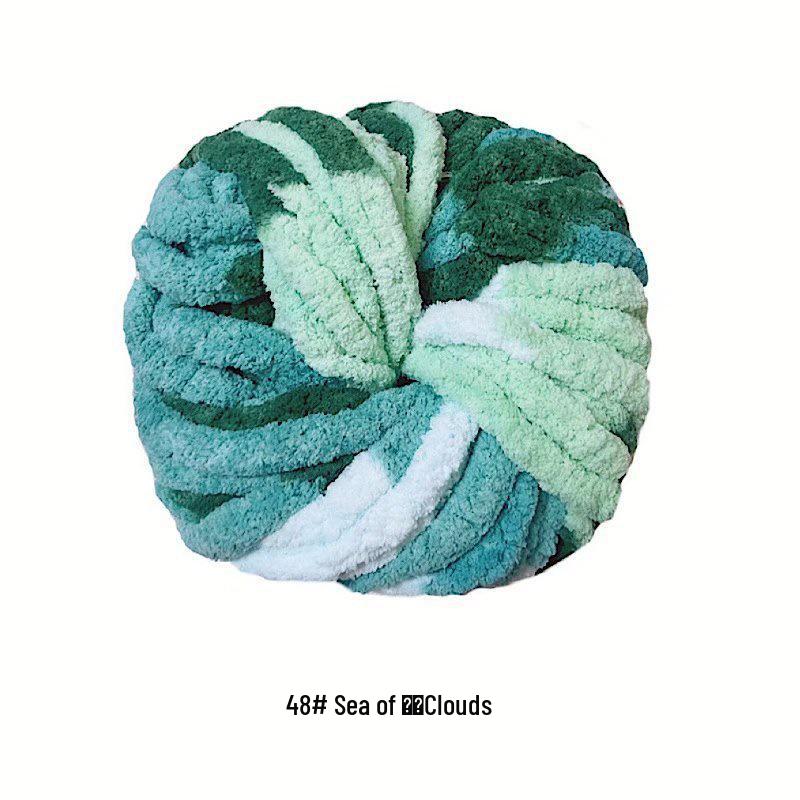 Winter DIY Super Dicke Isländische Wolle Handgewebter Schal & Mütze Garn