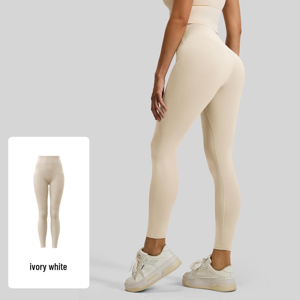 Juyitang Seamless High-Waist Peach Lift Yoga Tights for Women