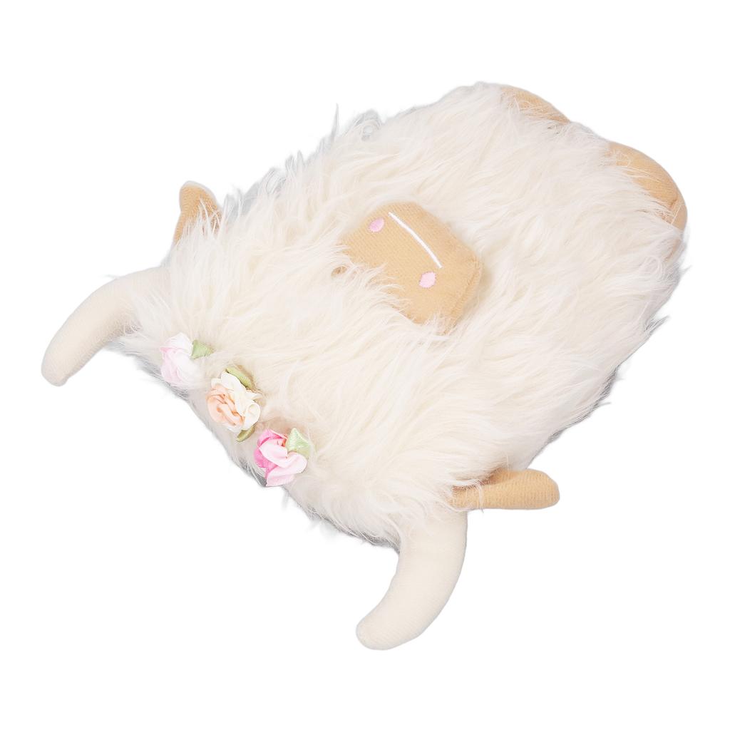 Highland Cow Plush Doll Simulation Soft Stuffed Faceless Cattle Toy for Home Decoration