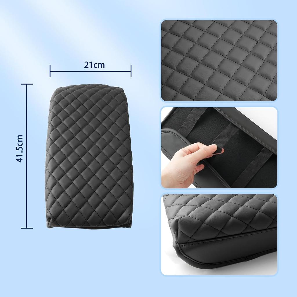 2024 2025 2026 Kryt středové konzole Sorento pro Kia Sorento (LX/S/EX/SX/SX Prestige/X-Pro SX Prestige),Vodotěsný a pohodlný kožený potah loketní opěrky