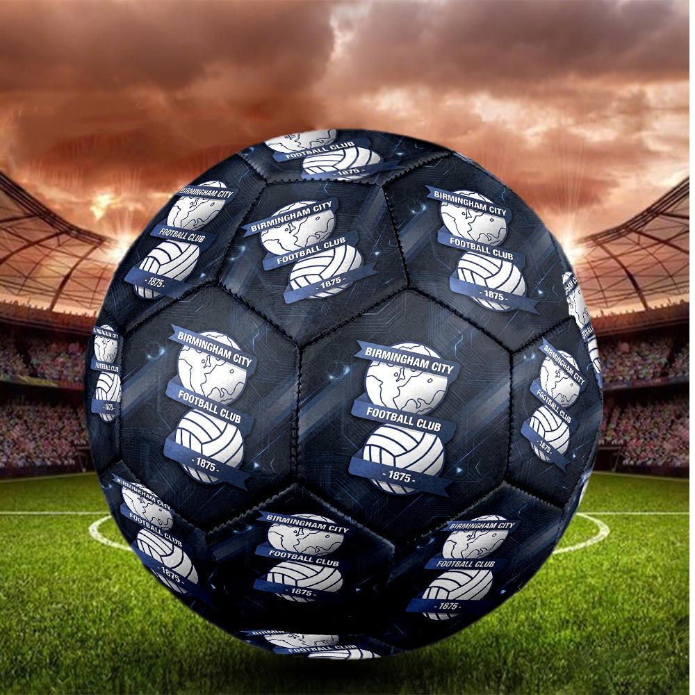 Birmingham City Taglia 5 Pallone da Calcio Alta Elasticità Pallone da Calcio Per Competizione All'aperto Allenamento Quotidiano Gioco