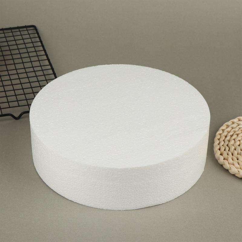 4/6/8/10 Inch Cake Foam Mould Ps Foam Flower Decor Cake Dummy Practice Sugarcraft Model Lightweight Diy Decorations