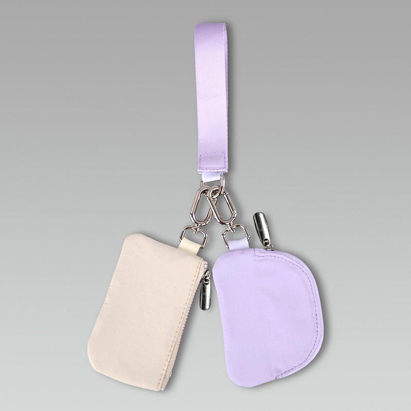 2024 LULU Macaron Color Key Case: Fresh Sweet Mother-and-Child Coin Purse for Girls