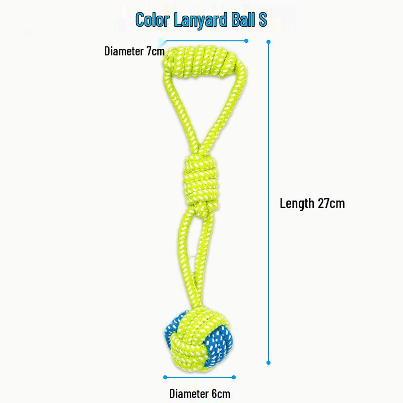 Durable Interactive Dog Chew Toy - Teeth Cleaning Rope for Boredom Relief