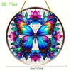 2D Flat Acrylic Butterfly Decoration, No Need for Batteries/electricity, Unique Indoor/outdoor Decoration, Multi-purpose Traditional Style, Wall Mou
