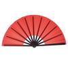 Chinese Martial Arts Kung Fu Fan Tai Chi Dance Fan Plastic Stage Performance Folding Fan Solid Color Fan Photo Prop