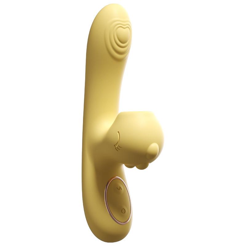 Miji Doudoulong Dual-Head Heated Vibrator & Suction Device for Women