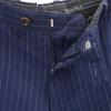 LANVIN Made in Japan wool Striped Pattern suit Setup Navy system Men's Used