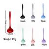 Silicone Cooking Utensil Set: Oil Brush, Scraper, Basting Brush, Ladle, Spatula, Tongs, Cream Spatula (Mini Set, One-Piece Design)