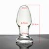 Glass anal plugs, prostate massagers, dilators, dildos, thick and large size for both men and women, stimulating anal sex toys