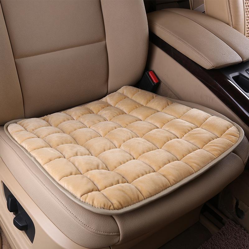 Universal Non-Slip Winter Car Seat Cushion, Tie-Free, 3-Piece Set, No Backrest