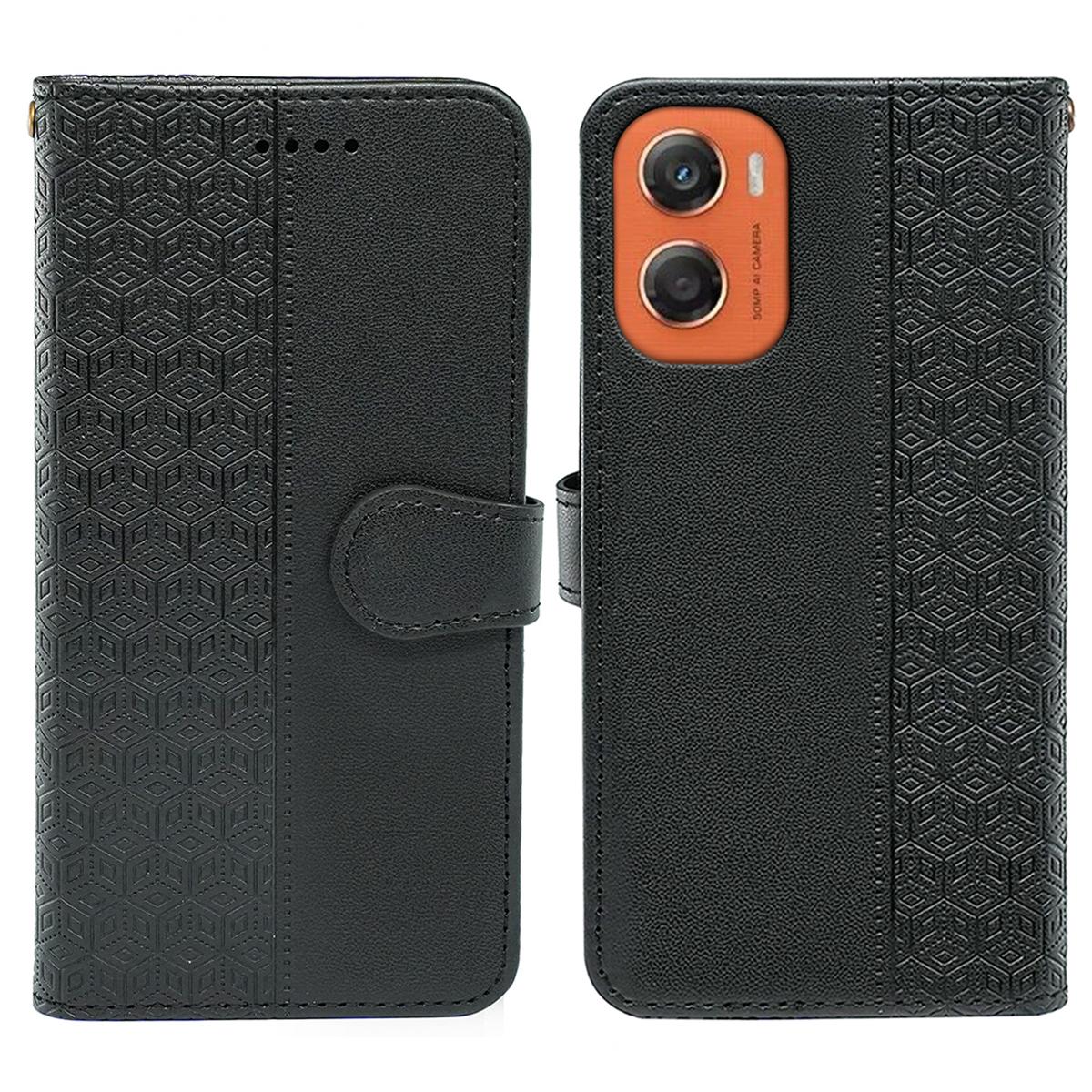 

For Motorola Moto G06 4G Wallet Phone Case Pattern Imprint Leather Flip Cover