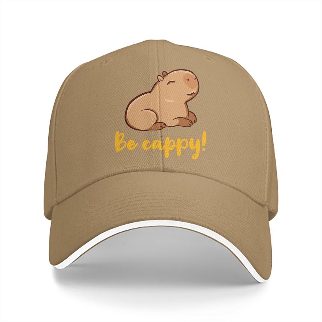 Be Cappy Baseball Caps Peaked Cap Capybara Animal Sun Shade Hats for Unisex Women