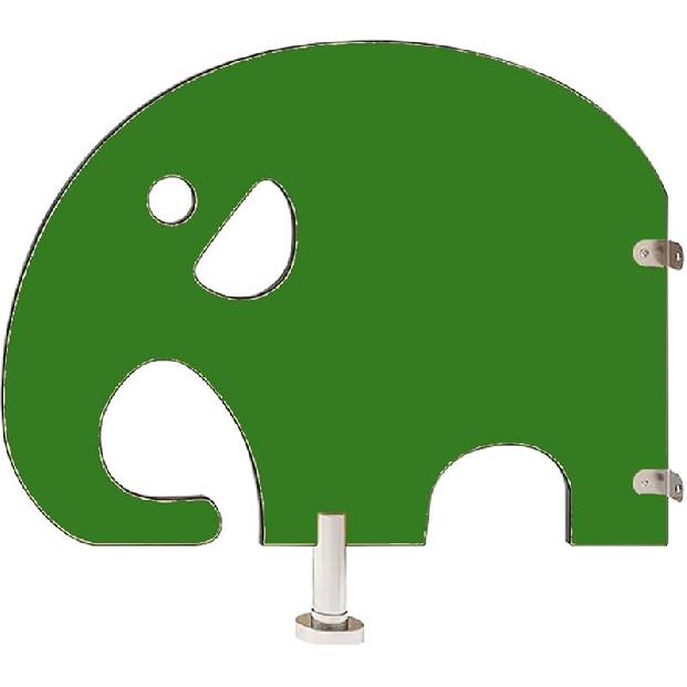 Напольная туалетная перегородка для приватности, настенный детский писсуарный экран, перегородка для туалета в детском саду, водонепроницаемая 60*70cm зелёный