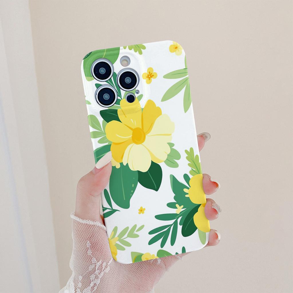 Buntes Blumenmuster 12 für Apple 11 Rundumschutz 14 Promax Handyhülle für IPhone 15 für Apple Handyhülle 13