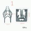 10 Pezzi Fermo Rivetto Fastener a U Universale per Console Centrale Cruscotto Auto Clip Metalliche per Pannelli Trim Auto