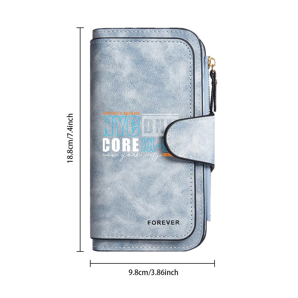 Vintage Long Wallet Multi Card Holder Fashion Casual Purse for Daily Use