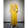 Middle East Robe Tourism Ethnic Style Loose Embroidery Dress Elegant Embroidered Dress