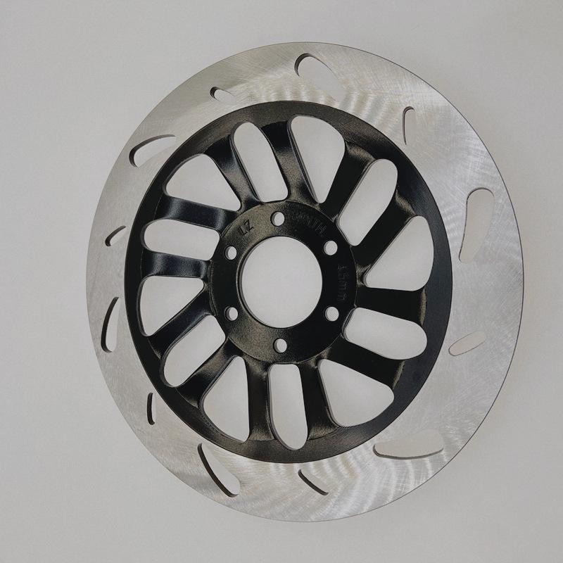 Compatible with Yueku Prince GZ150-AE front disc brake system, including brake pump, upper pump, caliper, and disc.