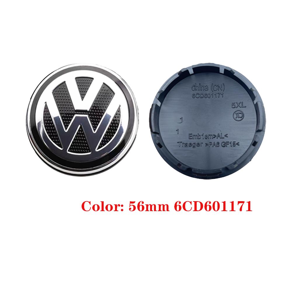

2026 Hot For Volkswagen VW 4pcs 55mm 56mm 65mm 70mm 76mm Car Wheel Center Caps Hubcap Cover for VW Volkswagen Jetta MK5 Golf Pas